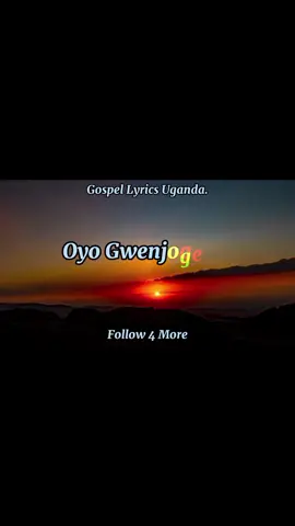 Olunaku Luno Lyrics by Silver Kyagulanyi. #gospellyrics #viral #tiktokuganda #ugandatiktok 