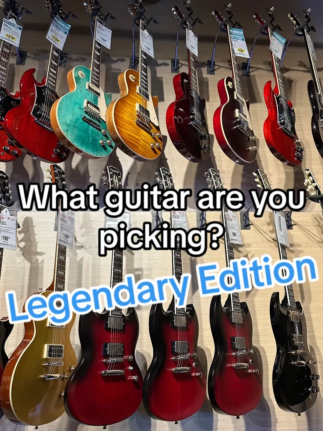 Which guitar are you picking (legendary edition)? #guitar #guitartok #guitarist