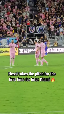 What a moment 🔥 #messi #miami #futbol #Soccer 