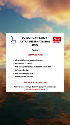 Loker Astra Daihatsu ‼️ 💼 Cari loker lain? Klik link di bio ✅ #lokerpedia #loker2023 #lokerjuli #lokerastra #lokerdaihatsu 