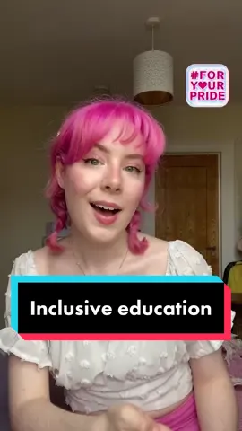@Milly Evans unpacks the importance of inclusive edication 📚 #TikTokUnpacks #ForYourPride #education #educationtiktok 
