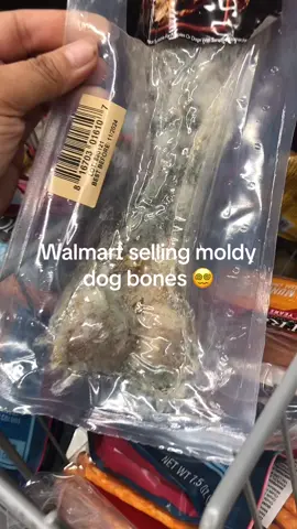 Walmart had many of these moldy dog bone option, am i hjust seeing shit !? #dogtok #dogmom #pitmom #healthypuppy #healthylife @Walmart 