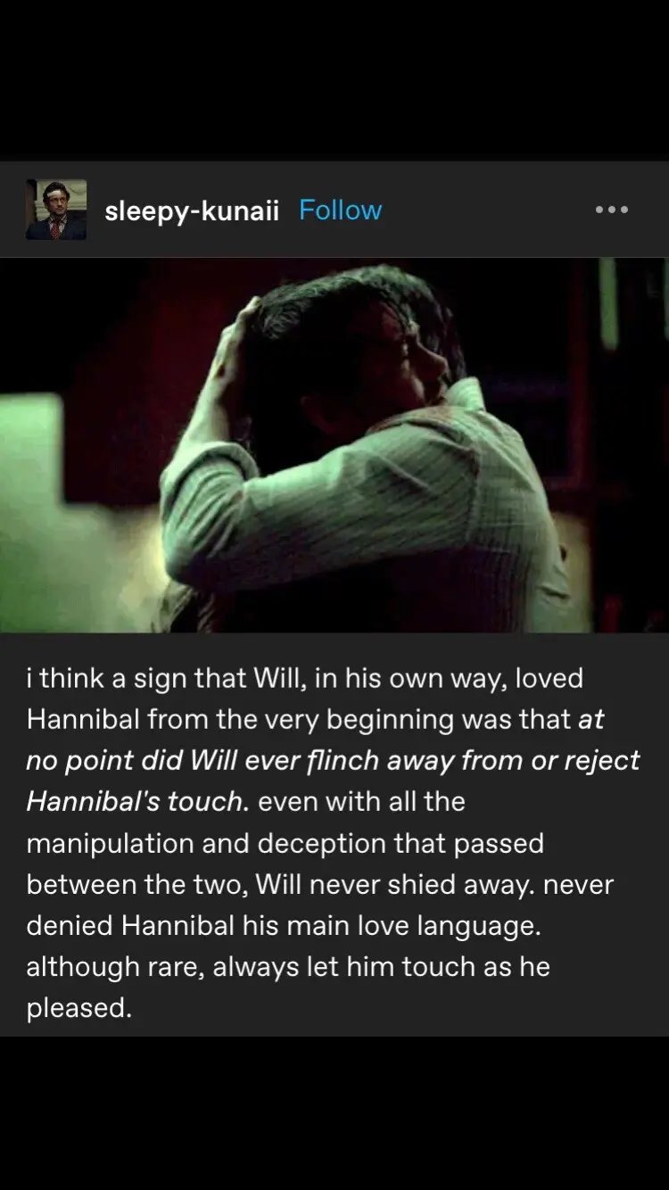 honestly rip my heart out, it would hurt less :(( #hannibalnbc #hanniballecter #willgraham #hannigram #mizumonohannibal 