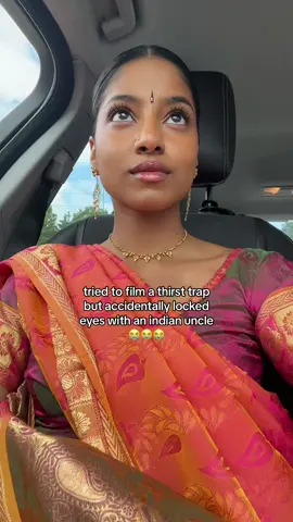 PLEASE i had to pretend i was preparing the sat nav after this 😭 #desi #desitok #brown #browntok #indian #india #asian #asia #sari #lengha #pottu #bindi #OOTD #grwm #wedding #weddingseason #browngirl #browngirlproblems #jhumkagirl 