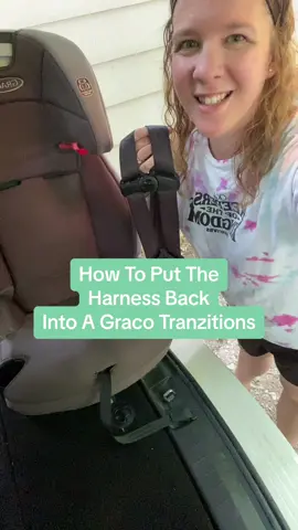 How to reinstall the the harness straps on a Graco Tranzitions/Wayz combination car seat.  Always read and follow your car seat and vehicle owner’s manuals! #cpst #childpassengersafetytech #childpassengersafetytechnician #carseatsafety #carseat #forwardfacingcarseat #forwardfacing #boosterseat #buckleup #carseatinstallation #carseatsafetytips #carseatharness #carseattiktoks #carseattok #carseatsafetysaveslives #mom #dad #parents #MomsofTikTok #dadsoftiktok #gracocarseat 