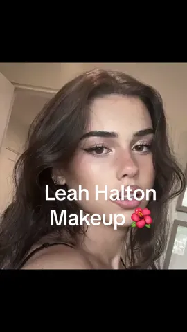 doing my makeup like Leah Halton 🌺#leahhalton #recreatingmakeup #makeuplooks 