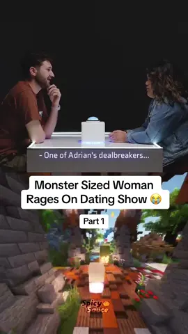 Monster Sized Woman Rages On Dating Show 😭 #socialexperiment #datingshow #rage 
