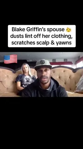 Looks like she’d rather be doing anything other than listening to this man’s Black Lives Matter speech 🥴 Follow @nextquestionpleasee for similar content!  Copyright Disclaimer: All content on this page is strictly used under fair use. DM for takedowns, credit or removal of content. #blakegriffin #interracialcouple  #blackandwhitelove #africanmanwhitewoman #blm