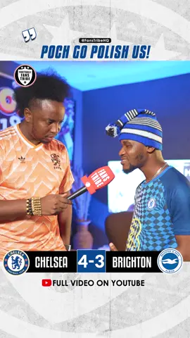 Watch Dani's  FULL INTERVIEW ON YOUTUBE - LINK IN BIO 📺 🗣 🔥  #naijafootball #tiktoknigeria #naijatiktok #PremierLeague #levelupafrica #africanfootball CHELSEA 4-3 BRIGHTON highlights