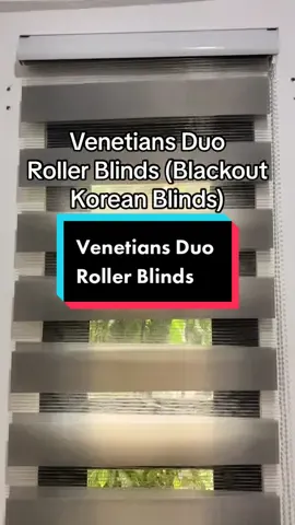 Venetians Duo Roller Blinds (Blackout Korean Blinds) for living room and bedroom for only ₱270 ✨ #fyf #fyp #fypシ #fypシ゚viral #blinds #korean #koreanblinds #koreanblindswindow #koreanblinds🇰🇷 #windowblinds 