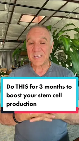 Do THIS for the next 3 months to really see the power of your stem cells. #stemcells #stemcelltherapy #biohacking #longevity #stemcellscience 