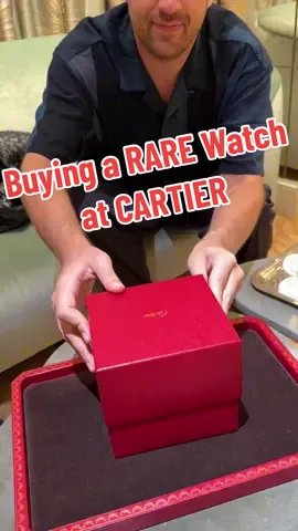 Buying a rare Cartier watch with Charlie Gray at the Cartier Mansion in NYC. #watchtok #watches #cartier #cartiermansion #rarewatch #cartiertank #cartierasymetrique 
