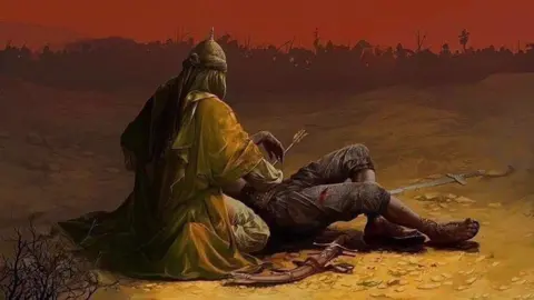 في خروج علي الأكبر للقتال تقدم عليه السلام نحو القوم، فقاتل قتالاً شديداً وقتل جمعاً كثيراً. وكان الحسين (ع) حينما واقفاً بباب الخيمة، وليلى أم الأكبر تنظر في وجه الحسين (ع)، فتراه مسروراً بشجاعة ولده الأكبر، وإذا بها ترى وجه الحسين (ع) قد تغير فجأة، فبادرتهُ بالسؤال مذهولةً: 