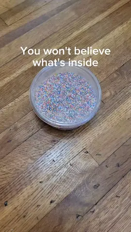 I can't believe this was hiding in my sprinkles! #sprinkles #hiding #candy #surprise #sandviper #reptiles #pets #fakesnake #venomoussnakes #jumpscare 