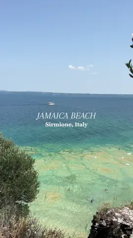 Can you believe this is a lake in Italy?? Save this for your trip to Lake Garda❤️ Itinerary and blog post in bio!! #italiansummer #europetravel #italy #lakegarda #sirmione 
