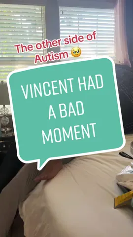 Once in a while Vincent get triggered and wants his daddy 🥹. #fyp #autismmom #autismson #triggered #emotional 