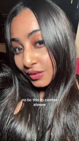 mented lipstick in shade 5 + morphe dripglass glaze!! #lipcombo #makeup #morphe #browngirlfriendly #lipgloss #summerlipcombo 