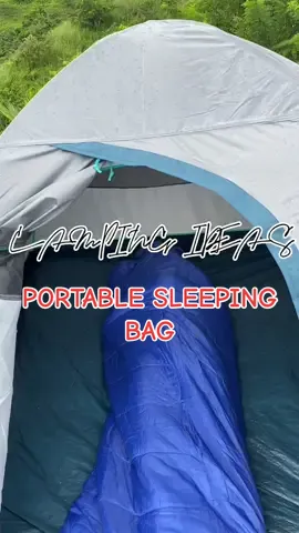 Portable sleeping bag is a must if you are a campers or traveller✅🛒‼️ sobrang useful neto💛 check out na😁#tiktokbudol #zyxcba #foryoupage #campingideas 
