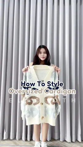 How to style oversized cardigan‼️ Dorothy Oversized Cardigan available now in 2 Colours 👀🔥 — ##TikTokShop77Sale##ElyCloth##FashionFansFestival##OOTDFashion##CasualOutfitsIdeas##outfitsimple##FashionTikTok##styleoutfitideas##fashionnewarrivals##OOTDOutfitideas##cardiganrajut##jacket##knitwear##cardiganoversize##outfitkorea##jacketoversize##fyp##foryoupage##knit##cardiganmurah##OOTD##spillbajukorean 