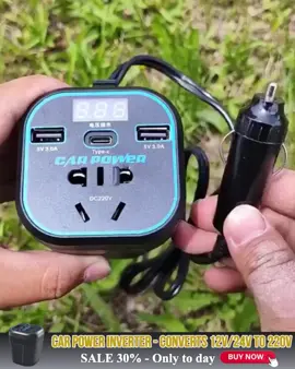 Car power inverter #charger #vehicle #inverter #car #travel 