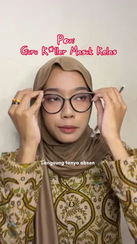 Gerak dikit aja jadi takut salah 🥹 #fypp #guru #gurumuda #drama #dramasekolah #sekolah #2000s #relatable #relate #pov #teacher #teachersoftiktok 