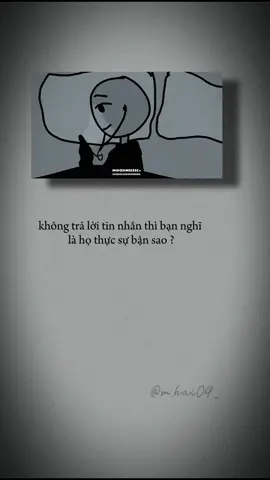 k trả lời = thấy phiền#sttbuon #sad #vypシ 