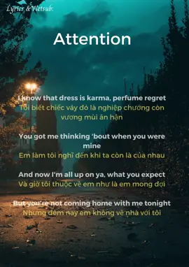 🎧 Attention_ Charlie Puth 🎧  Cùng mình nghe bài hát này của Superman Cần Ther nhen ạ #charlieputh #LearnOnTikTok #usukmusic #englishsongs #enghlish_song #foryou 