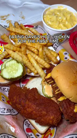 Eating Dave’s Hot Chicken for the first time! Fried Chicken was so spicy #fyp #foryoupage #mukbang #food #eating #satisfying #daveshotchicken #viral #spicy #chicken #friedchicken #fries #cheese #oreo #icecream 
