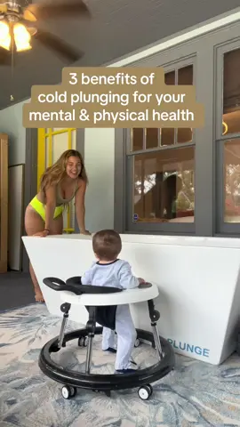 3 benefits of cold plunging for your mental and physical health #wellness #MomsofTikTok #coldplungechallenge 