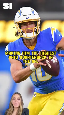 Justin Herbert just got PAID and Joe Burrow is next in line for a new contract 👀 #justinherbert #chargers #nfl #joeburrow #bengals 