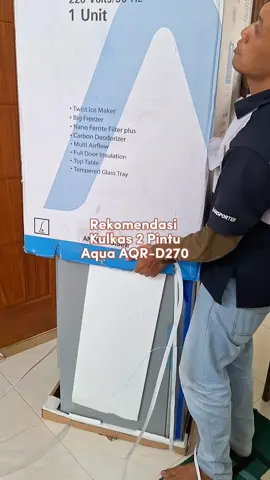 ⚠️Link di Bio Kategori Dapur No.38 . Rekomendasi Kulkas 2 Pintu Merk Aqua AQR-D270 Lemari Es 2 pintu AQUA japan adalah pilihan tepat untuk kebutuhan penyimpanan makanan anda. Diciptakan dengan teknologi modern berkualitas Jepang, kulkas 2 pintu AQUA Japan memiliki banyak keunggulan. AQR-D270 adalah salah satu produk lemari pendingin 2 pintu yang menjadi Andalan kami dengan banyak keunggulan yakni: - Full Insulation - No Frost - Extra Large Vegetable Box - Tempered Glass Tray - Detachable - Cosmetic Box - 7 Years Compressor Warranty . . . #kulkas #kulkas2pintu #reviewkulkas #asmrkulkas #kulkasAqua #fyp #desainrumah #homedekor #dapurminimalis #dapurminimalismodern #inspirasikulkas #rekomendasikulkas #inspirasidapur #makeoverdapur