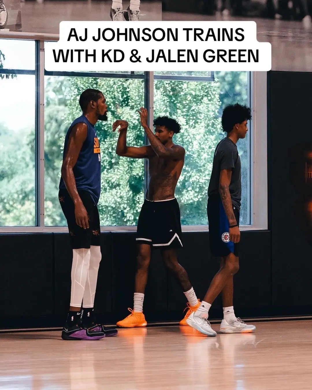 To be the best, you have to train with the best 😏👀 #australia #nbl #sport #kevindurant #ajjohson #jalengreen #basketball #NBA #NBL24 