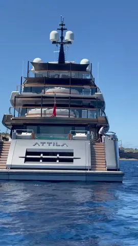 Superyacht ATTILA in Ibiza🇪🇸 #yacht #ibiza #yachtlife #fyp 