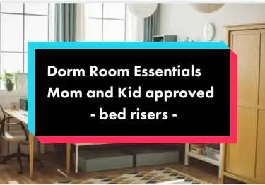 We recommed that you check with your school!!  Not all schools allow you to loft dorm beds!! If you can, you can go with the lower or higher loft depending on your preference. More dorm storage! #dormbed #dormbedarrangement #dormlife #dormroom #dormbedstorage #dormdecor #dormdecorations #productrecommendations #highlyrecommendedproducts #freshman #bedrisers