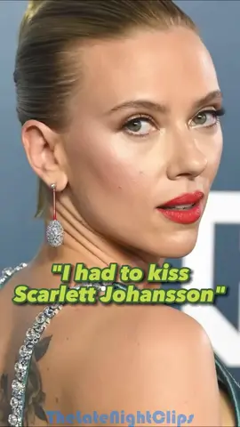 “I had to kiss Scarlett Johansson”  #scarlettjohansson #mattdamon #emilyblunt #kiss #foryou 