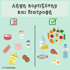 Κορτιζόνη και διατροφή   @iwanna_vourvaxi_dietitian #corticosteroid #cortisone #κορτιζόνη #nutritionist #nutrieducation #diatrofi   #weightlossdiet #nutritionist #education #dietitian #διαιτολόγος #nutri #greekdietitian  #healthylifestyle #diet #healthydiet  #διατροφή 