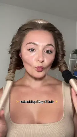 The best tool to refresh day 6 hair #hairtransformation #oiltreatmentsforhair #increaseshineandsoftness #hairgrowthtips #blondehairtipsandtricks #healthyhairjourney #hairtansformation #highqualityproducts #hairhealth #reducebreakage #hairtansformation 