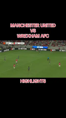 Man Utd vs Wrexham highlights all goals #manchesterunited #wrexham #wrexhamafc #ryanreynolds #benfoster #manutd #football 