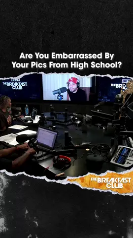 🚨 When you look back to your high school photos, do your friends respond like @CthaGod, @djenvy, and @lorenlorosa?  😂😂😂  🤔 💭 Do you see #Tupac in CTG or #B5 In Envy? Let’s discuss ⬇️ . Follow @breakfastclubam 🔥