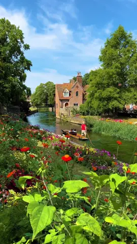 Welcome to Westgate Gardens 🌺  Located in Canterbury in Kent, in the South East of England, it’s one of the most charming places I’ve ever visited.  The gardens are open to the public from dusk until dawn, and free to enter. I’d recommend visiting in summer to benefit from the flowers in bloom lining the River Stour. And don’t miss out on a punting trip along the river, for a completely unique vantage point of the gardens.  You can buy tickets from the stall just outside the gardens, and ticket prices range from £16-£22 per adult. The more expensive trip is longer, and takes you through the city of Canterbury. 📌 Save this post for your trip  #visitengland #england🇬🇧 #visituk #prettylittleengland #cottagecore #canterbury #visitkent #englishtowns #englandtrip #britishtown 