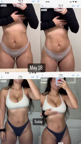 Only a 1 pound difference between these pictures, but a 6% difference in body fat 🙌🏻