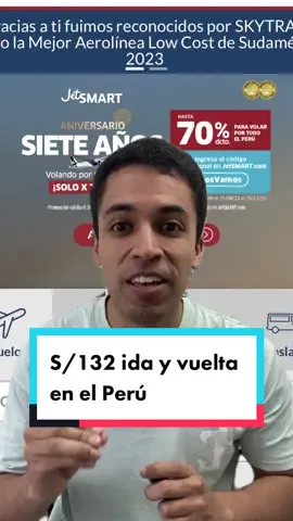 Otra vez!! Descuentos en Jetsmart por 7 horas en destinos nacionales🇵🇪 Vuelos baratos✈️ Cod dscto: NosVamos Escríbeme para comprar tu pasaje💻 #vuelos #viajes #vuelosbaratos #viajesbaratos #jetsmart #vacaciones #trip #fiestaspatrias #ytuqueplanes #turismo #viaje #fabiviajes