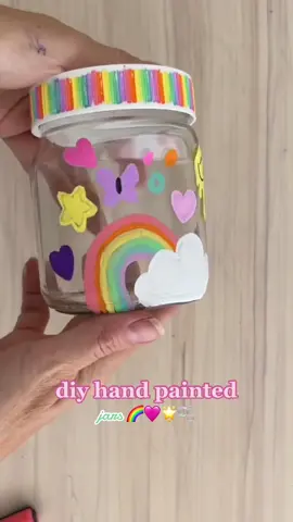 diy hand painted glass jard to make this summer!! super cute and fun idea to try out!🌈✨🫧 🎥: @Paula Callejas  #diyart #fyp #DIY #easydiyprojects #foryoupage #diyartsandcraft #easydiy #songofthesummer #cutediys #artsy #foryou #trythis #summerdiys #fundiys #cute #diys #painting #paintingglasssart #art 