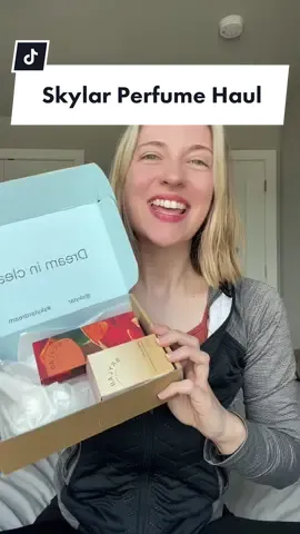 Skylar Clean Beauty is officially one of my favorite brands for perfume and candles! This month in my scentclub box I got Fruitful Bliss, Lilac Whisp, and the Vanilla Sky Candle! #perfumetok #fragrancetok #skylar #skylarcleanbeauty #fruitfulbliss #skylarvanillasky #lilacwhisp 