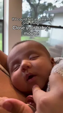 Close your baby’s mouth! 👄 This simple tip can make a BIG impact on your baby! And give you some info about their oral motor skills 👄 Will your baby’s mouth fall open sometimes when they are sleeping? Sure, that can happen! When you see it, close their mouth so the tongue can lift UP and suction to the hard palate, and they breathe through their nose. Why is this important? 1️⃣ A closed mouth with the tongue UP is the correct resting tongue posture for babies (and adults too!) 2️⃣ Babies are naturally obligatory nose breathers but will breathe through their mouth if their nasal airway is compromised. 3️⃣ When the mouth is closed, the tongue is more likely to be up. When it’s up, it PRESSES on the hard palate and all the nerves running through it. This calms and regulates baby. 4️⃣ The tongue resting up under the hard palate helps form a nice and WIDE structure- which is optimal for oral development. 5️⃣ Breaths taken through the nose are FILTERED, whereas breaths taken through the mouth are not. Mouth breathing can lead to enlarged tonsils and adenoids, sleep disordered breathing and sleep apnea. If you notice that baby cannot keep their mouth closed after trying this several times, take a closer look at their oral motor skills. ⚠️ Mouth breathing CONSISTENTLY at rest or while sleeping is NOT typical, and is usually accompanied by other oral motor difficulties including feeding. If you notice CONSISTENT mouth breathing, snoring, trouble latching for breastfeeding, trouble bottle feeding, excessive drooling, or a low and forward tongue position at rest, an evaluation by an IBCLC who has advanced education and experience in oral function and assessment is recommended. 📌 SAVE and SHARE with other parents and follow us for more content!  #babydevelopment #breastfeeding #parentingtips #legendairymilk #mouthbreathing #sleepybaby #breastfeedingjourney #tonguetie
