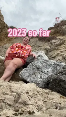 Slowmo moments of this year that’s actually moving fast ✨  #2023 #plussizemodel #laliving #capcut #trending 