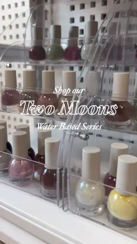 Tired of spending hours on gel mani? 💅 Try Two Moons water based nail polishes that offers quick application and easy removal‼️ ##nailpolish##nails##diynail##diymanicure##fypsg#tiktoksg 