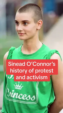 She may have been best known for the song Nothing Compares 2 U, but the late Sinead O’Connor had a long history of protesting and activism and was determined to use her fame for good. #sineadoconnor #breakingnews 