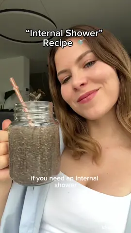 A shower for your body, but from the inside out 🍋Tip: If you’re not used to getting a lot of fiber use one tbsp of chia seeds🤍 #internalshower #chiaseedwater #chiaseeds #healthyrecipes #skinfood #skincarehack  Disclaimer: no medical advice.