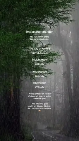 THE DAY OF ASHURA #reminder #allah 